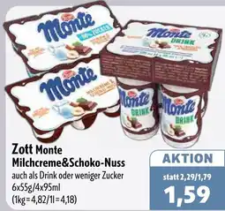 Aktiv Irma Zott Monte Milchcreme&Schoko-Nuss Angebot