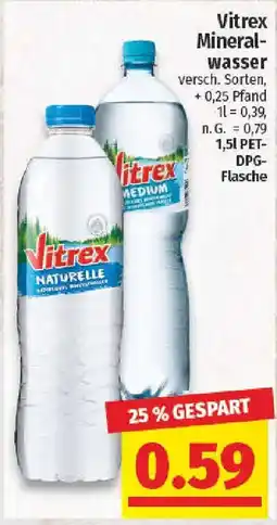 nah & gut Vitrex Mineralwasser Angebot