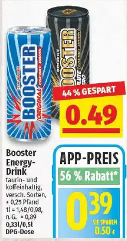 nah & gut Booster Energy Drink Angebot