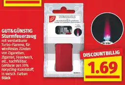 nah & gut GUT&GÜNSTIG Sturmfeuerzeug Angebot