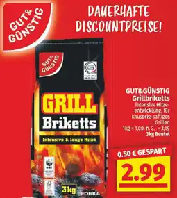 nah & gut GUT&GÜNSTIG Grillbriketts Angebot