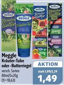 Aktiv Irma Meggle Kräuter-Tube oder Butterriegel Angebot