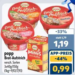 Aktiv Irma popp Brot-Aufstrich Angebot