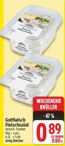 nah & gut Gutfleisch Fleischsalat Angebot