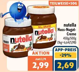 Aktiv Irma nutella Nuss-Nugat Creme Angebot