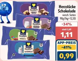 Aktiv Irma EDEKA Herzstücke Schokolade Angebot