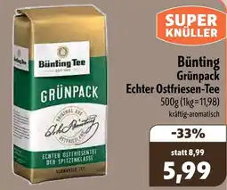 Aktiv Irma Bünting Grünpack Echter Ostfriesen-Tee Angebot