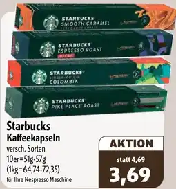 Aktiv Irma Starbucks Kaffeekapseln Angebot