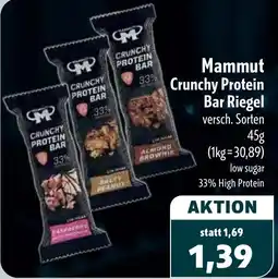 Aktiv Irma Mammut Crunchy Protein Bar Riegel Angebot