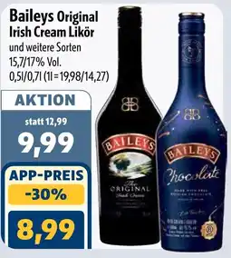 Aktiv Irma Baileys Original Irish Cream Likör Angebot
