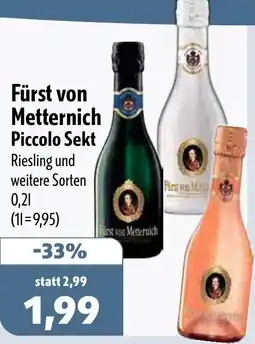 Aktiv Irma Fürst von Metternich Piccolo Sekt Angebot