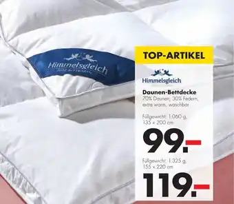 Handelshof Himmelsgleich Daunen Bettdecke Angebot