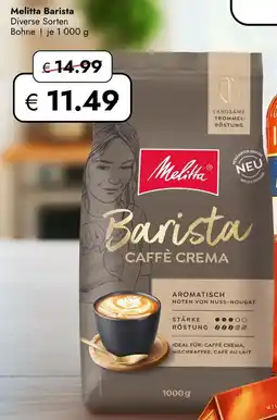 Travel Free Melitta barista caffè crema Angebot