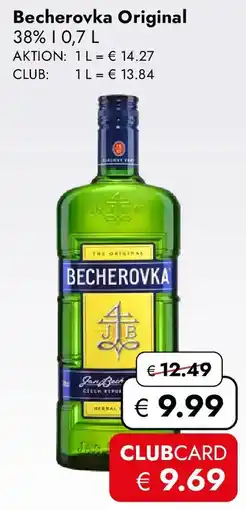 Travel Free Becherovka Original Angebot