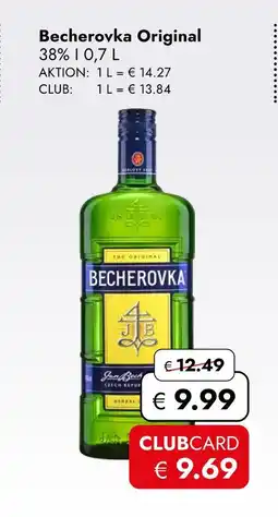 Travel Free Becherovka original Angebot