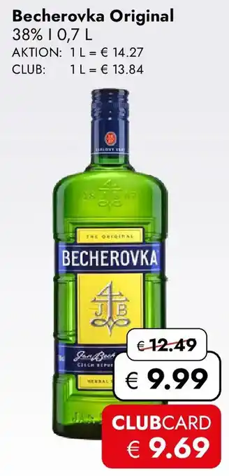 Travel Free Becherovka Original Angebot