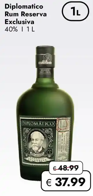 Travel Free Diplomatico Rum Reserva Exclusiva Angebot