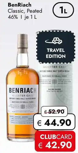 Travel Free BenRiach Classic, Peated Angebot