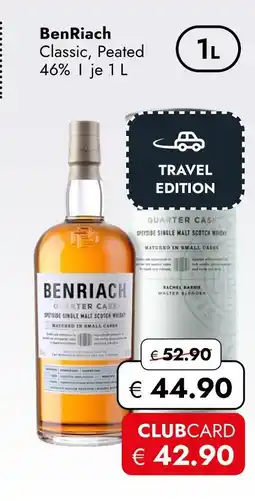 Travel Free Benriach whiskey Angebot
