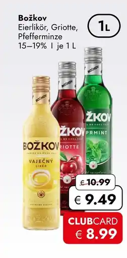 Travel Free Božkov eierlikör Angebot