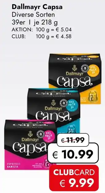 Travel Free Dallmayr Capsa Angebot