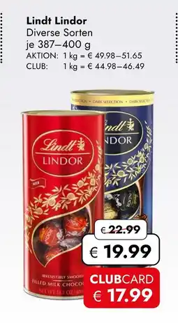 Travel Free Lindt lindor Angebot