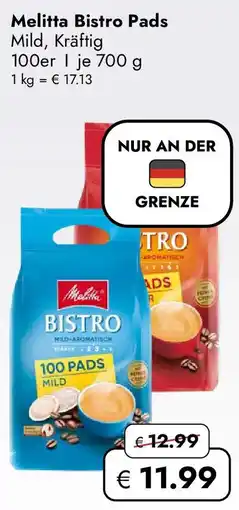 Travel Free Melitta Bistro Pads Angebot