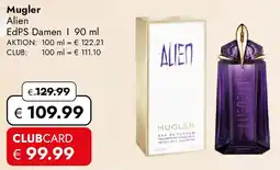 Travel Free Mugler Alien EdPS Damen Angebot