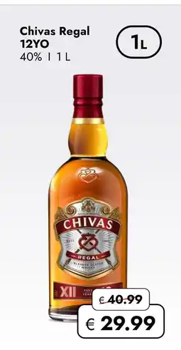 Travel Free Chivas regal 12yo Angebot