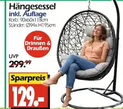 Wreesmann Hängesessel inkl. auflage Angebot