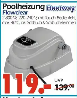 Wreesmann Bestway flowclear poolheizung Angebot