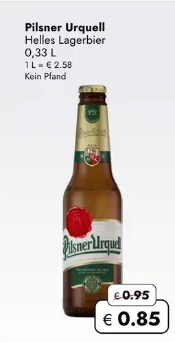 Travel Free Pilsner urquell helles lagerbier Angebot