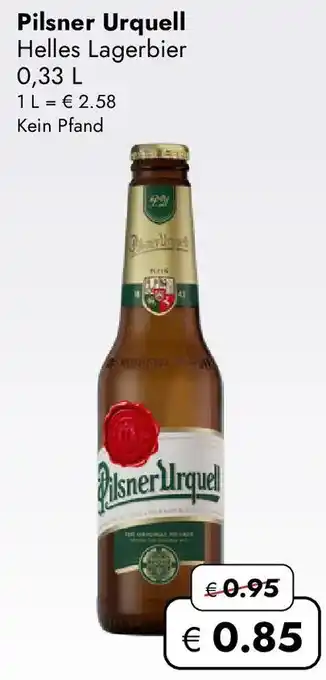 Travel Free Pilsner Urquell Helles Lagerbier Angebot