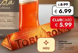 Travel Free Toblerone crispy caramel Angebot