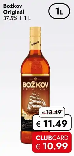 Travel Free Božkov Originál Rum Angebot
