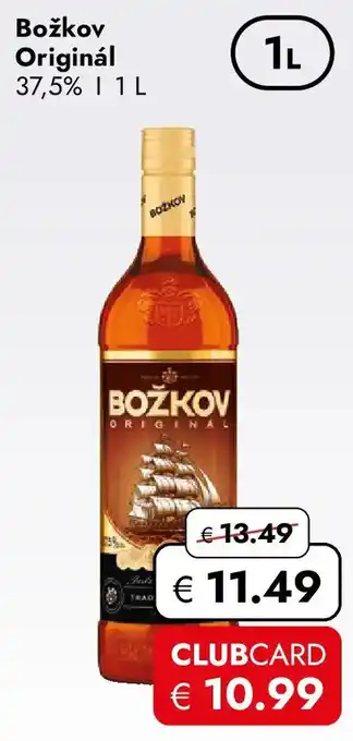 Travel Free Božkov Originál Rum Angebot