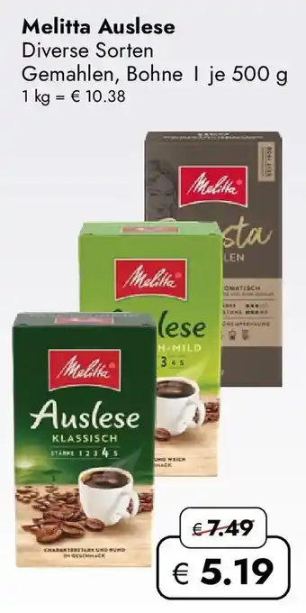 Travel Free Melitta Auslese Angebot