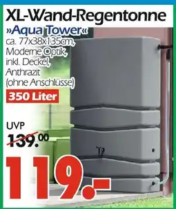 Wreesmann Xl-wand-regentonne aqua tower Angebot