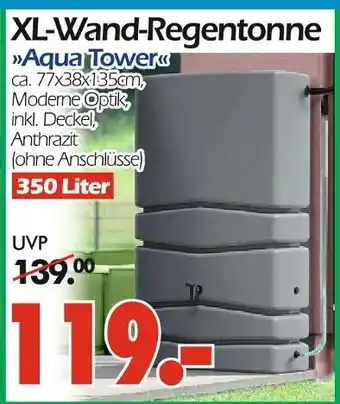 Wreesmann Xl-wand-regentonne aqua tower Angebot