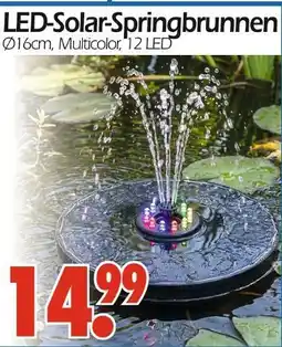 Wreesmann Led-solar-springbrunnen Angebot