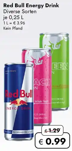 Travel Free Red Bull Energy Drink Angebot