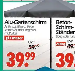 Wreesmann Alu-gartenschirm Angebot