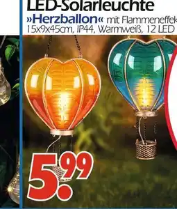 Wreesmann Led-solarleuchte herzballon Angebot