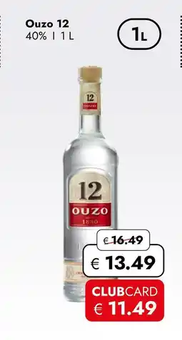 Travel Free Ouzo 12 Angebot