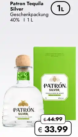 Travel Free Patron Tequila Silver Angebot