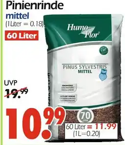 Wreesmann Humo flor pinienrinde mittel 60 liter Angebot
