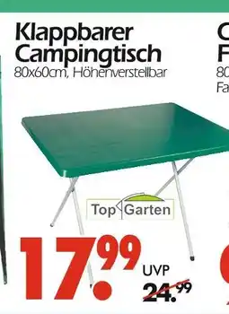 Wreesmann Top garten klappbarer campingtisch Angebot