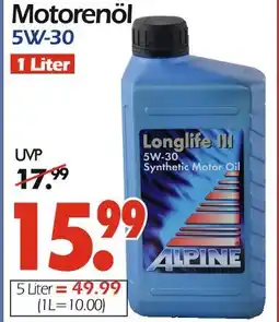 Wreesmann Alpine motorenöl 5w-30 Angebot