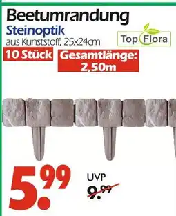 Wreesmann Top flora beetumrandung steinoptik Angebot
