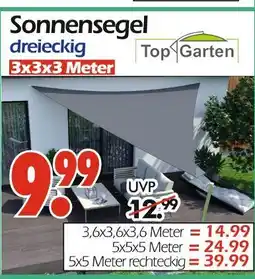 Wreesmann Top garten sonnensegel dreieckig Angebot